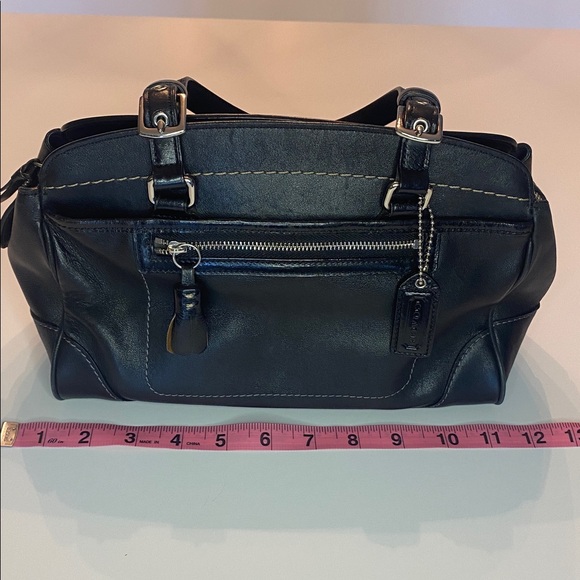 VTG Coach Hamilton Bag Black Leather - Picture 12 of 14